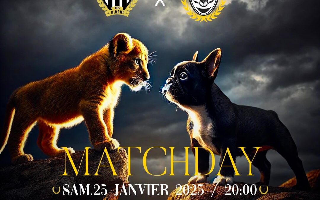 RUS Binche – Olympic : samedi 25 janvier 20h00&prime;