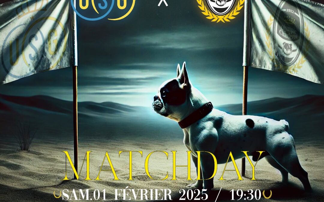 USG B – Olympic : samedi 1er février à 19h30&prime;