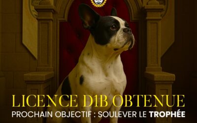 Licence D 1 B OBTENUE